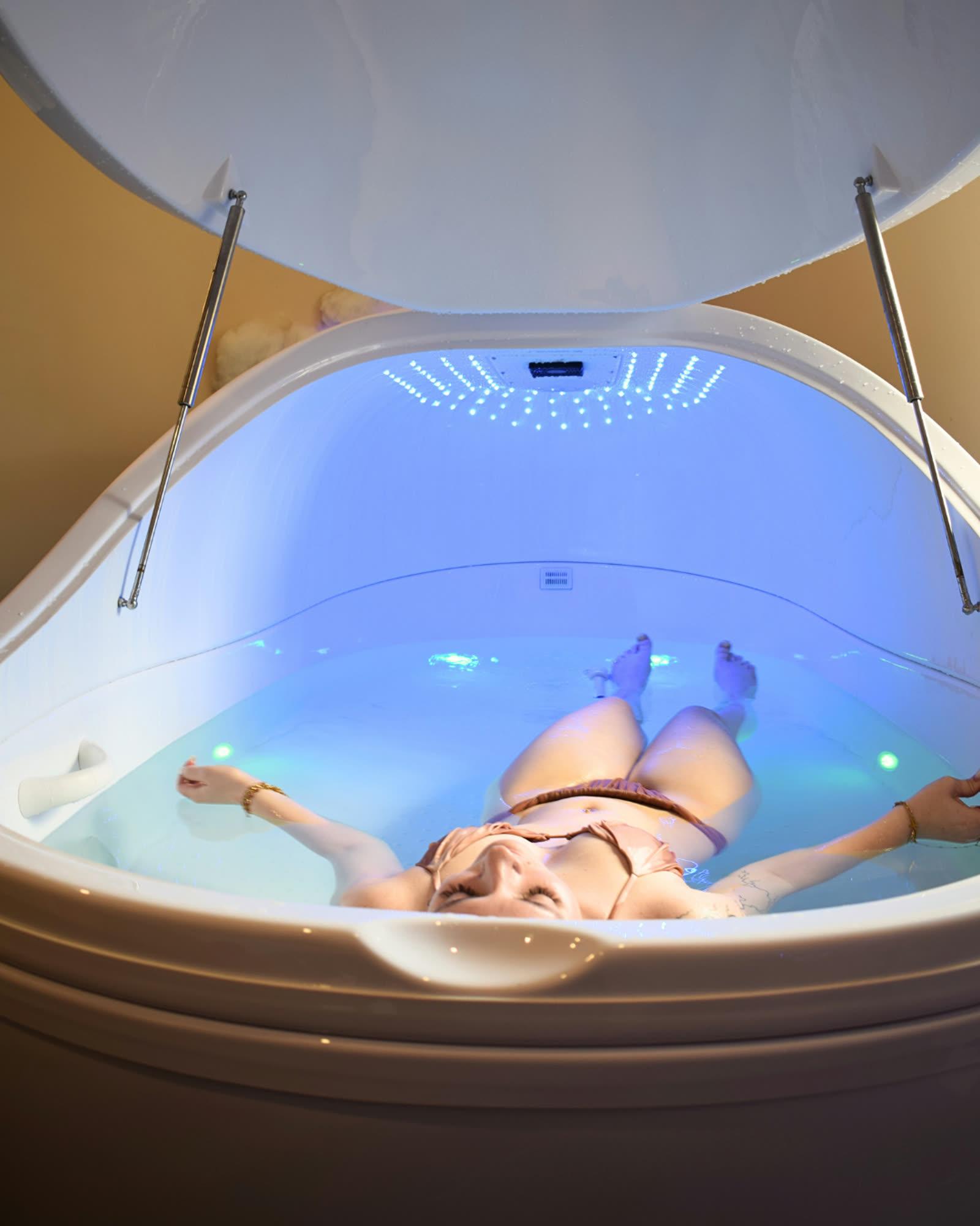 Vue intérieure du centre Serenity Sphere Metz — accueil tamisé